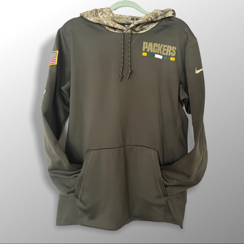 Nike NFL 2017 Green Bay Packers Salute To
Service Womens Hoodie